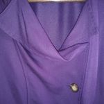 The Limited  8 Purple Capped Sleeve Shirt Dress Photo 7