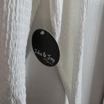 Jolie & Joy White Textured Crop Top NWT Sz M. 5068 Size M Photo 2