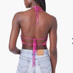 Xirena Sweater Crocheted Striped Multi Photo 1