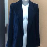 Pleione  navy blue oversized open blazer Photo 0