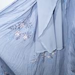 ASTR The Label Periwinkle Blue Gwyn Wrap Floral Midi Dress Size XS Photo 5