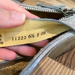 Paul Green  Cayanne Peep Toe High Heel Bootie Size: 6.5 UK 9 US soft metallic Photo 7