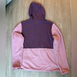 The North Face Glacier Fleece Colorblock Hoodie - Midnight Mauve Purple - Large Photo 1