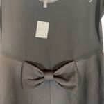 Charlotte Russe Zinga Black Sheer Upper Bow Dress Women Sz L Photo 3