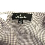 Lulu's Picnic Perfect Lavender Gingham Tiered Babydoll Dress Photo 5