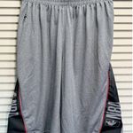 Nba Classic Basketball Shorts Elastic Waist Size S Gray/Black Active Logo Photo 0