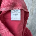 BCBGMAXAZRIA Women's BCBG Maxazria Wide Leg‎ Crop Pants Dark Pink Plaid Size 6 EUC Photo 5