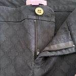 Lilly Pulitzer Black Jacquard Kelly Pants Mid Rise Preppy Printed Size 8 Photo 7