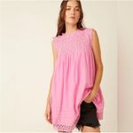 Free People Shea Solid Mini Dress in Sugar Magnolia Size Medium Photo 4