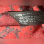 ZARA  Amy Dress Red Snakeskin Print Oversized Mini Dress Size Small Long Sleeves Photo 7