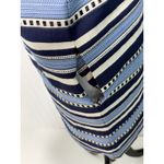 Vilagallo Striped Dress Size 40 Blue White Short Sleeve Cotton Blend US‎ 8 Photo 7