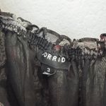 Torrid Womens Burnout Velvet Top Size 3X Black Floral Sheer Whimsigoth Romantic Photo 3