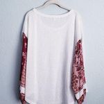 Andree by Unit  Bohemian Mixed Media Long Sleeve Top Photo 6