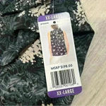 Joie NWT  Baltic Print Silky Sleeveless Keyhole Back Floral Top Smocked Size XXL Photo 4