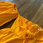 For Love & Lemons Saint Lucia Orange Mini Dress Photo 4