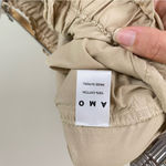AMO Oatmeal Parachute Cargo Pants Size Medium Tan Photo 10