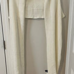 Ann Taylor  Cream Scarf with Tassels Photo 0