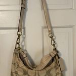 Coach Kristin Lurex Champagne Woven Hobo Shoulder Bag Purse Photo 0