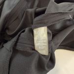 Calvin Klein Black Tulip Sleeve Belt Stretch Wide Leg Crop Jumpsuit Size 2 Photo 13