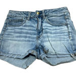 American Eagle Outfitters Super Stretch Hi Rise Denim Jean Shorts Size 2 Photo 0