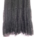 Toumai Babydoll Y2K Tank Top Women Small Black Tiered Lace Overlay Whimsigoth Photo 6