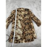 Alberto Makali Snakeskin Print Open Front Blazer Jacket - Size M Photo 4