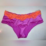 SKIMS ‎ NWT Women’s Lace Swim Boyshort in Neon Orchid Size M Photo 2