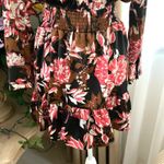 ZARA Floral Printed Fit and Flare Tiered Mini Dress in Multicolor Photo 10