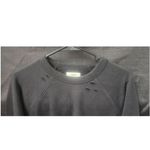 Aerie Cropped Distressed Sweatshirt Photo 1