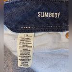 American Eagle Outfitters Stretch Slim Boot, dark wash - size 10 Photo 4