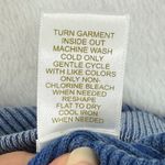 House of Harlow 1960 Ribbed Knit Maxi Skirt Blue Cotton Blend Womens Medium Photo 6