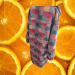 Cozy Sherpa Checkered Shacket Pink Blue White Womens Long Jacket Size XL Photo 13