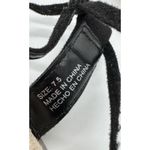 Banana Republic  Leather Espadrille Gladiator Flat Sandals Black SIZE 7.5 Photo 3