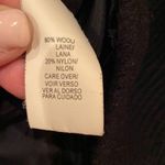 Anne Klein black wool jacket with toggle button closure. Herringbone weaveSize S Photo 7