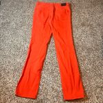 DKNY Jeans Soho Skinny Orange Denim Pants Size 04 Women's Photo 6
