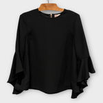 Ted Baker London Juula Waterfall-Sleeve Top Size 1 Photo 0