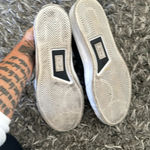 Converse  JACK PURCELL OXFORD black SUEDE SLIP ON SNEAKERS - women 9 men 7.5 Photo 3