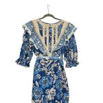 Farm Rio  Full Of Flowers Ruffle Jumpsuit, Sz M Photo 7