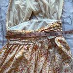 Pink Lily Pink Lilly Dress Long Micro Floral Halter Neck Small Maxi Cottage Core Dainty Photo 13