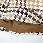 Perry Ellis VTG 90s Houndstooth Skirt Womens 4 Academia Schoolgirl Classic Photo 7