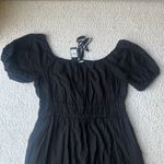 City Chic Erica Jumpsuit Wide Leg Tassel Ties Puff Sleeve Black XL / 22 Photo 8