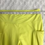 Free People NEW  Movement Bright Yellow Boho Wonderland Warmth Run Leggings M Photo 7