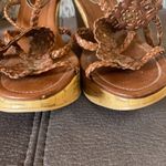 Dollhouse Brown Wedge Sandals Size 8 Photo 10
