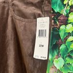 Ralph Lauren Lauren  Corduroy Pants Womens 22W Brown Straight Leg Soft Velvet Photo 2