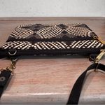 Danny K Tapestry Black And White Travel Crossbody Multi Compartment Bag Purse Photo 4