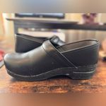 Dansko  Black Leather Clogs size 40 (9.5-10US) Photo 6