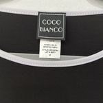 Coco Bianco Women's Black Stretchy Short Sleeves Top Size Small Photo 6