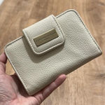 Adrienne Vittadini  | Off White Leather Wallet Photo 0