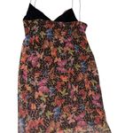 Blue Jasmine Leopard Butterfly Mesh slip Mini Dress spaghetti strap Multicolor Pink Size L Photo 7