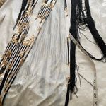 BANJUL Strapless Slit leg Black & Gold Jumpsuit M NWT Photo 12